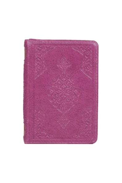 2 Renkli Lila Çanta Boy Kuran-ı Kerim (yaldızlı Kılıflı) ürün görseli