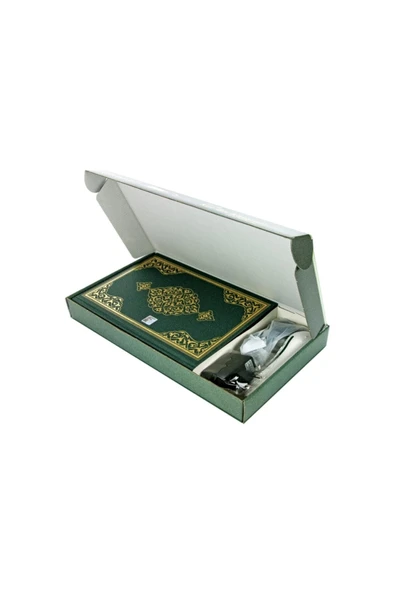 Kuran Okuyan Kalem - Orta Boy - Yeşil - - Resim 3