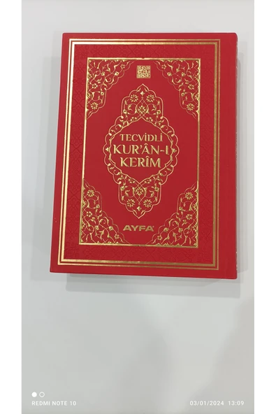 Tecvitli Kuranı Kerim Orta Boy Termo Deri Kuran Hediye ürün görseli