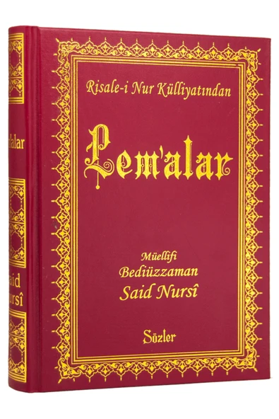 Risale-i Nur Külliyatından En Çok Okunan 3 Kitap (Sözler,Lemalar,Mektubat) Orta Boy Vinleks Cilt - Resim 3