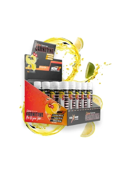 NOWUP NUTRITION Extreme Synergy Carnitine Shot 20x25 ml | Limon Aromalı | ürün görseli