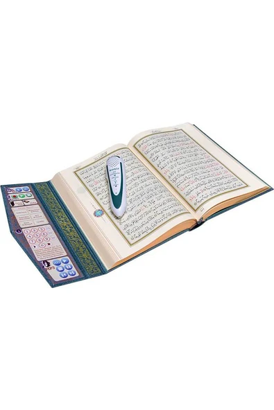 Kuran Okuyan Kalem Yeşil Orta Boy - Resim 3