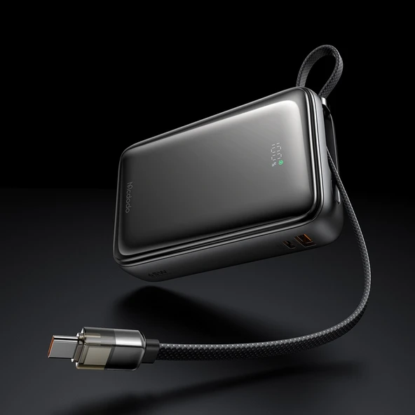 Mcdodo MC-6370 20000mAh 65W Dahili Kablolu Powerbank - Resim 3
