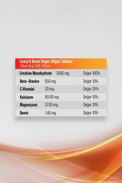 NOWUP NUTRITION Creatine Power Effect | Kas Büyümesi Ve Güç Artışı | 360 gr | Tropikal Meyve Aromalı - Resim 8