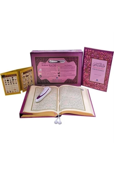 Kuran Okuyan Kalem Seti Kalem Kuran Orta Boy 16*24 cm Pembe ürün görseli