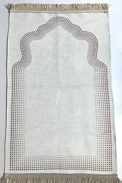 Beyaz Termo Deri Kuran-ı Kerim ,seccade, Inci Tesbih Set - Resim 5