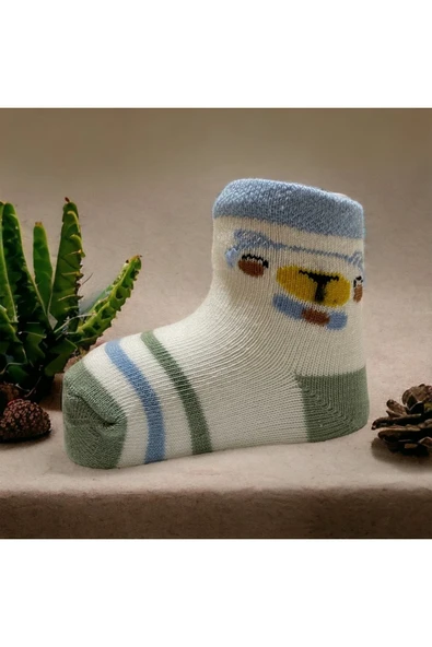 BATU GİYİM Bebek Yenidoğan Çorap Seti - 8