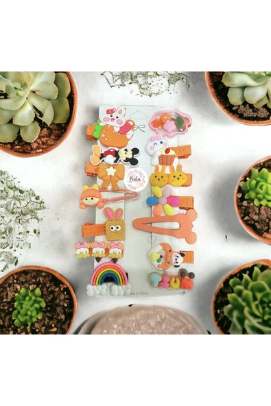 BATU GİYİM KIZ BEBEK VE ÇOCUK TOKA SETİ - 4