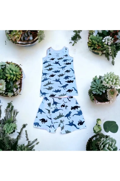 BATU GİYİM Erkek Çocuk Atlet Boxer Iç Çamaşır Takım 6 Parça - 2