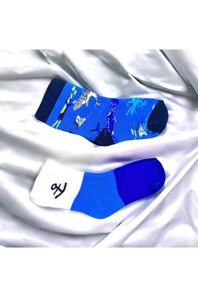 BATU GİYİM 6’lı Çocuk Havlu Çorap - 2