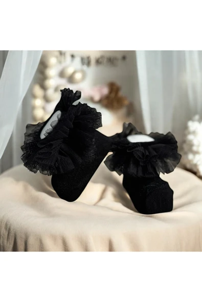 BATU GİYİM Kız bebek ve çocuk tütü çorap - 3