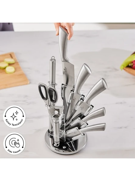 Karaca Meister Bremen Alman Çeliği 9 Parça Bıçak Seti