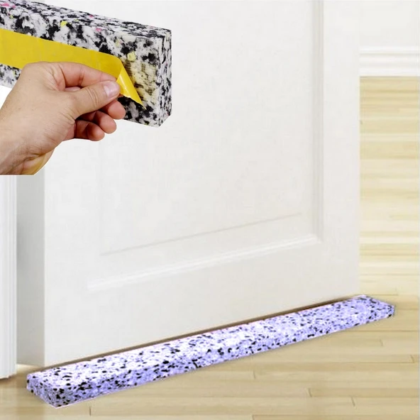 2 Adet Birden Kapı Altı İzolasyon Süngeri Kapı Altı Eşik Süngeri Rüzgar Önleyici Sünger