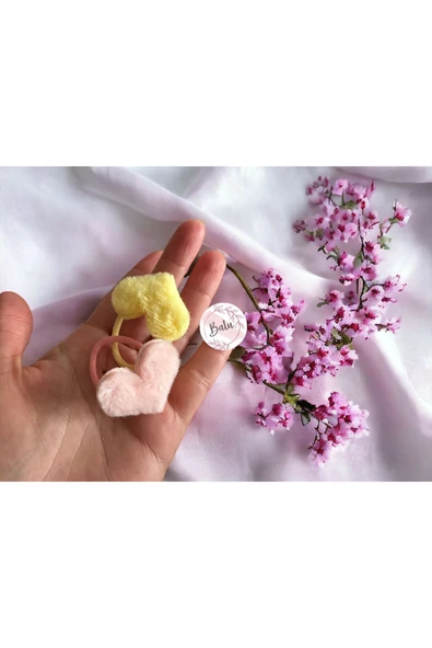 BATU GİYİM kalpli lastik toka seti - 3