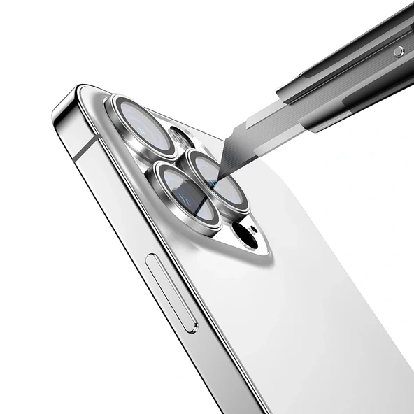 iPhone 16 Pro Mikro Kamera Lens Koruyucu - Resim 2