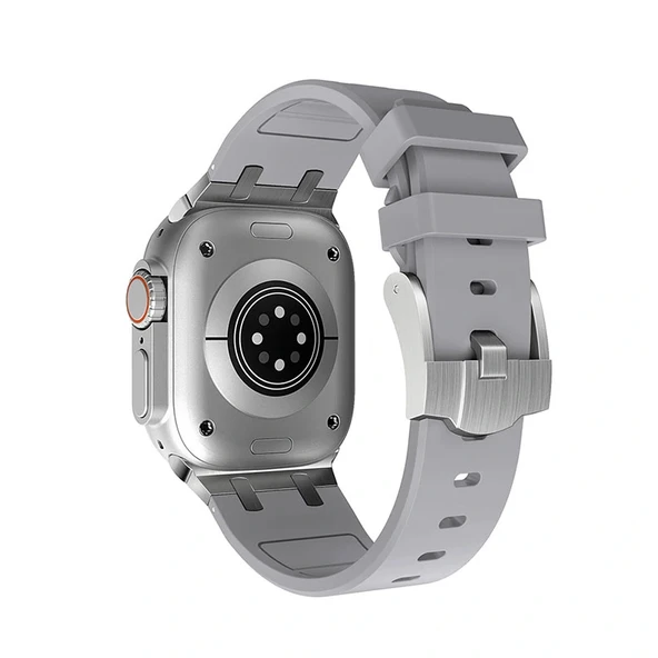 Watch Ultra 49mm Uyumlu-89 Silikon Kordon - Resim 8