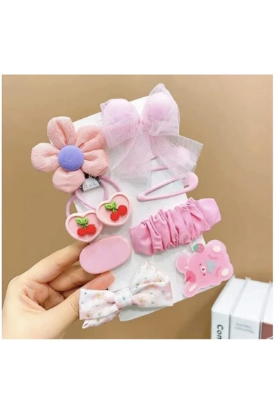 BATU GİYİM KIZ ÇOCUK FİGÜRLÜ TOKA SETİ - 2