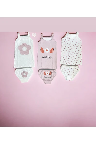 BATU GİYİM Kiz çocuk iç çamaşırı takımı - 8