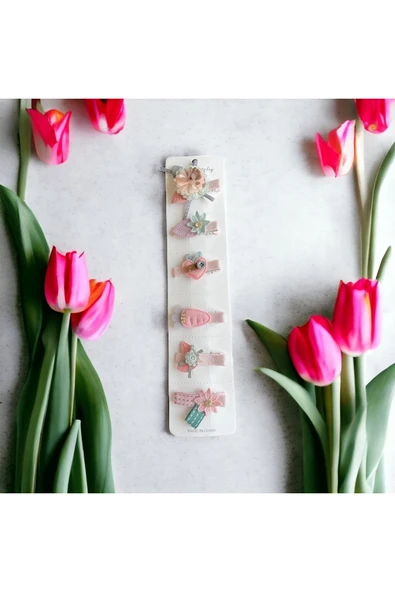 BATU GİYİM Kız Bebek Ve Çocuk Pensli Toka Seti