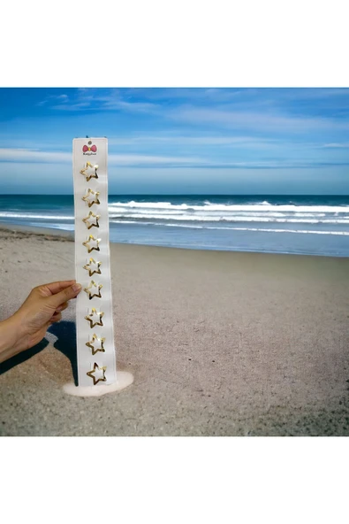 Batu yıldız çıtçıt toka seti 6lı - 5