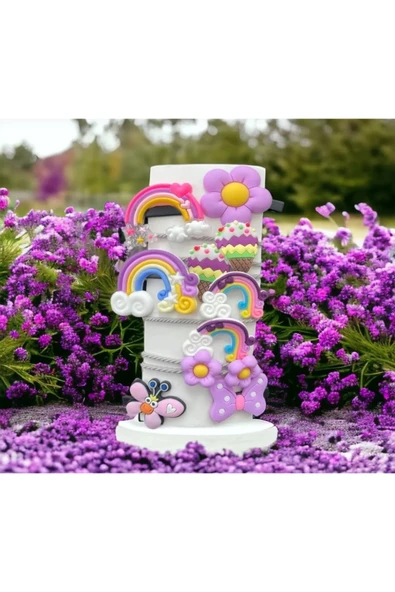 Batu Kız bebek ve çocuk lastikli pensli toka seti - 5