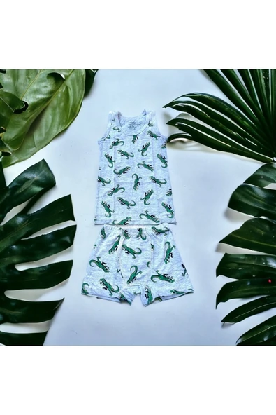 BATU GİYİM Erkek Çocuk Atlet Boxer Iç Çamaşır Takım 6 Parça - 8