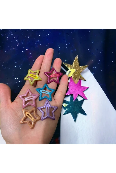 Batu yıldız çıtçıt toka seti 6lı - 7