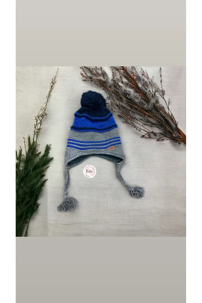 BATU GİYİM Çocuk atkı bere el - 9