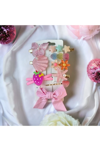 BATU GİYİM Kız Bebek Ve Kız Çocuk Toka Seti