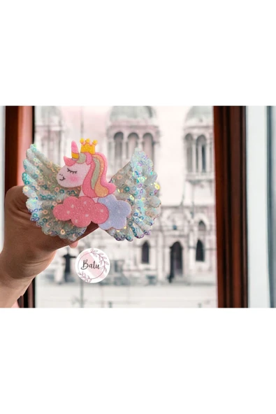 BATU GİYİM unicorn lastik toka