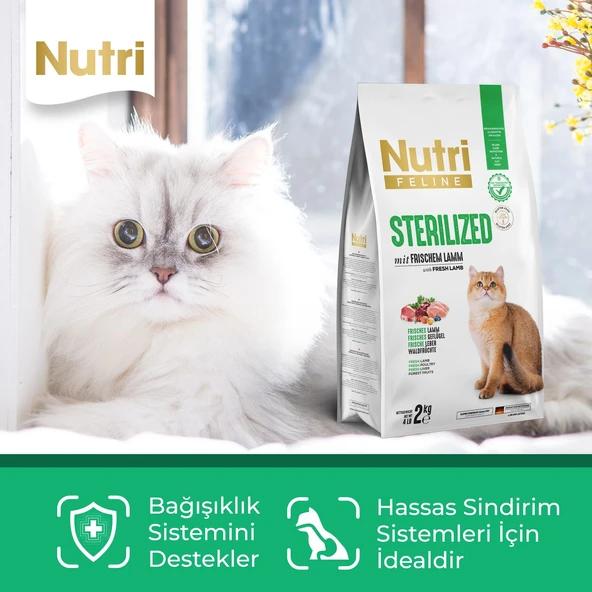 10 kg Sterilised Kuzu Etli Kuru Kedi Maması - 3