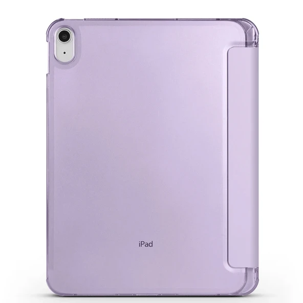 iPad Air 10.9 2022 (10.Nesil) Smart Cover Kalem Bölmeli Standlı 1-1 Kılıf - Resim 2