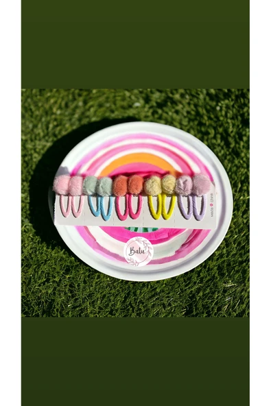 BATU GİYİM ÇITÇITLI PONPONLU TOKA SETİ - 3