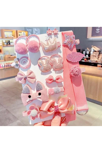 Batu kız bebek ve çocuk kutulu hediyelik toka seti - 8