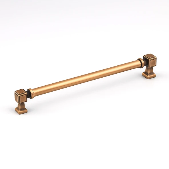 Talas Düz 224 mm Soft Antik Metal Kulp Mobilya Çekmece Dolap Kapak Kulpu Dayanıklı Kulbu Kulpları - Resim 4