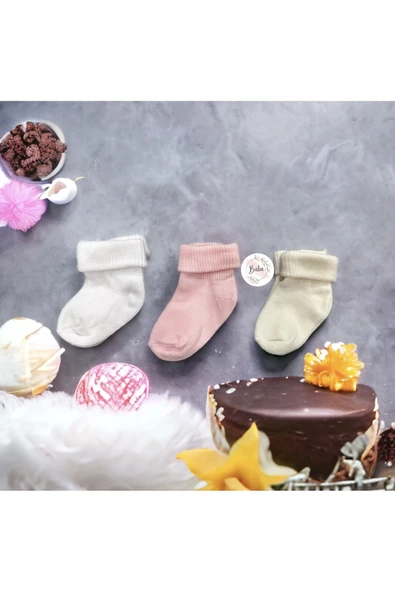 BATU GİYİM Yenidoğan BEBEK ÇORAP SETİ