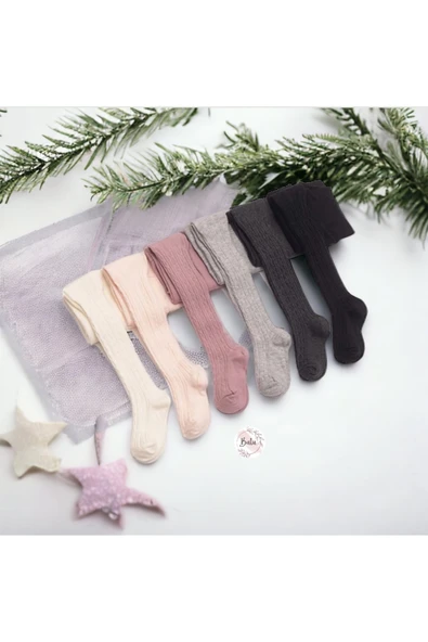 BATU GİYİM Kız Bebek Ve Çocuk Külotlu Çorap Seti 6lı - 3