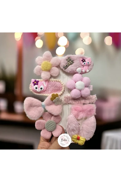 BATU GİYİM KIZ BEBEK VE KIZ ÇOCUK TOKA SETİ - 9