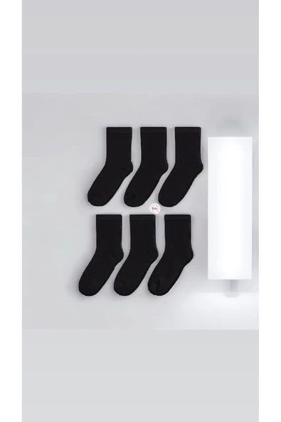 BATU GİYİM Siyah Çorap Seti - 4