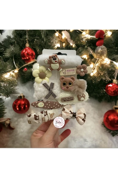 BATU GİYİM Kiz bebek ve çocuk toka seti - 6