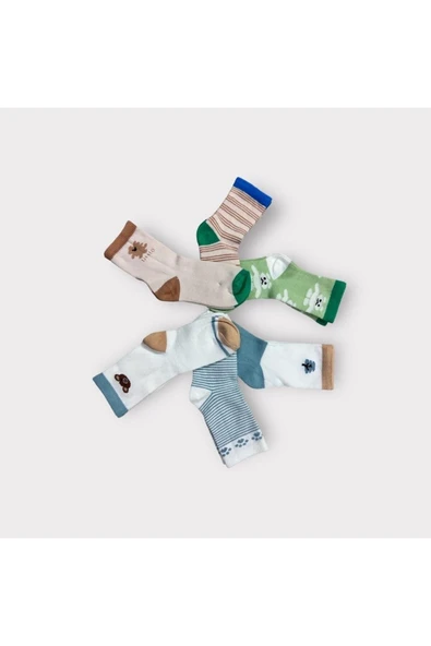 BATU GİYİM Çocuk Çorap 6lı - 2