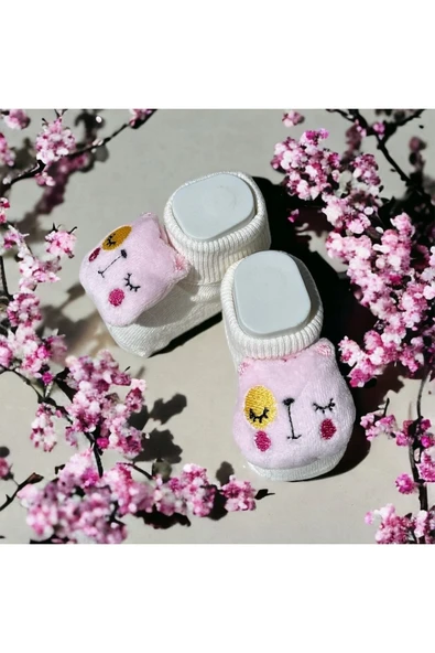 BATU GİYİM Oyuncaklı Çıngıraklı Kız Bebek Patik Çorap - 2