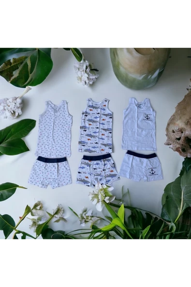 BATU GİYİM ERKEK  ATLET boxer TAKIM iç çamaşırı takımı