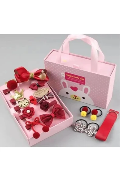 Batu kız bebek ve çocuk kutulu hediyelik toka seti - 9