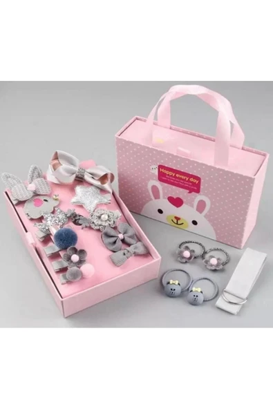 Batu kız bebek ve çocuk kutulu hediyelik toka seti - 3