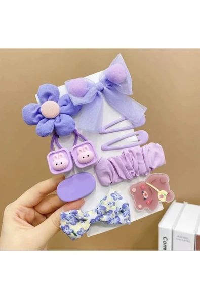 BATU GİYİM KIZ ÇOCUK FİGÜRLÜ TOKA SETİ - 3