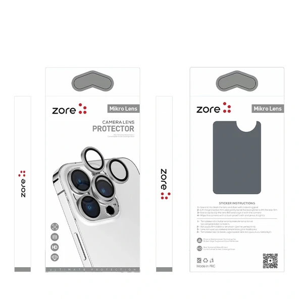 iPhone 16 Pro Mikro Kamera Lens Koruyucu - Resim 8