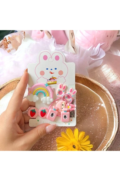 BATU GİYİM Kız Bebek Ve Kız Çocuk Toka Seti - 2