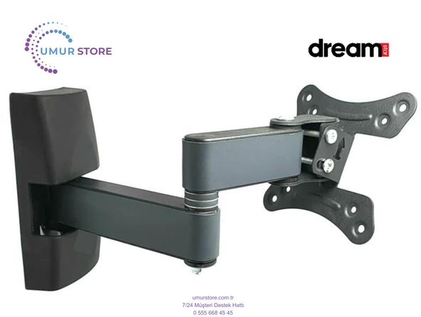 Dreamstar 24" 12v Hd 14”-28” Monitör Lcd Led TV Hareketli Askı Aparatı ürün görseli 1