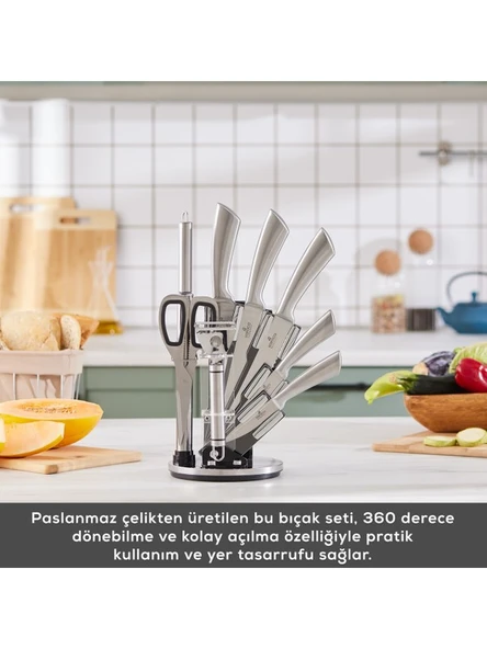 Karaca Meister Bremen Alman Çeliği 9 Parça Bıçak Seti - 3